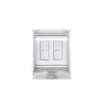  EFDWWPW - Eurofase EFDWWPW Flush Mount Dual Duplex Stack Switch With Weatherproof Cover and Gang Box