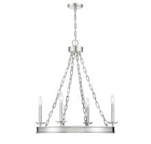  1-4403-4-109 - Seville 4-Light Chandelier in  Polished Nickel