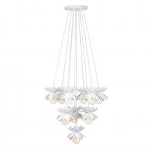  1-6914-10-47 - Pacha 10-Light Chandelier in White Cashmere by Breegan Jane