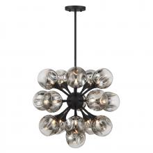  1-7934-16-89 - Matisse 16-Light Chandelier in Matte Black