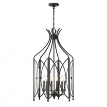  3-6802-6-188 - Enclave 6-Light Pendant in Black Tourmaline