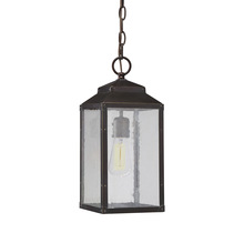  5-342-213 - Brennan 1-Light Outdoor Hanging Lantern in English Bronze with Gold