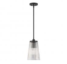  7-1742-1-89 - Chantilly 1-Light Pendant in Matte Black