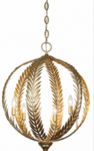 Savoy House 7-4001-6-31 - Atlas 6-Light Pendant in Grecian Gold by Breegan Jane