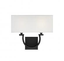  9-998-2-89 - Rhodes 2-Light Wall Sconce in Matte Black