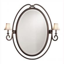  810TO/S195 - Santa Barbara 2 Light Oval Mirror