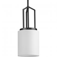  P500410-31M - Goodwin Collection One-Light Matte Black Modern Farmhouse Pendant