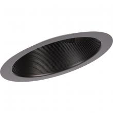  P806008-020 - 6" Antique Bronze Recessed Sloped Ceiling Step Baffle Trim for 6" Housing (P605A Series)