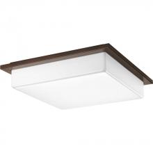  P3432-2030K9 - Transit Collection Three-Light 18" LED Flush Mount