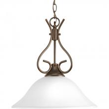  P5091-20ET - One Light Antique Bronze Down Pendant