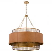  11932 - Newcomb Chandelier|Aged Brass