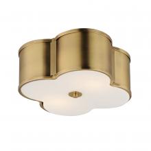  12247WTNAB - Clover-Flush Mount