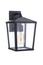  ZA4614-MN - Olsen 1 Light Medium Outdoor Wall Lantern in Midnight