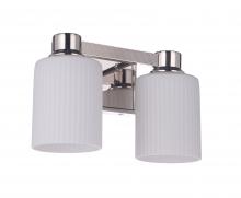  12912PLN2 - Bretton 2 Light Vanity in Polished Nickel