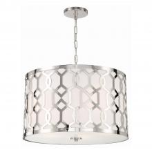  2266-PN - Libby Langdon Jennings 5 Light Polished Nickel Pendant