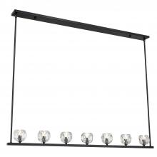  ARA-10267-MK - Aragon 7 Light Matte Black Chandelier