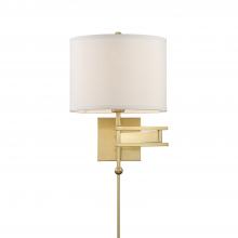  MAR-A8031-AG - Marshall 1 Light Aged Brass Task Sconce