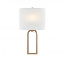  FAB-4333-WHTE-BRSS - Oslo ADA 1-Light Wall Sconce