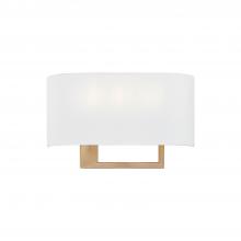  FAB-4334-WHTE-BRSS - Callie ADA 3-Light Wall Sconce