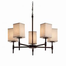  FAB-8410-15-CREM-DBRZ - Union 5-Light Chandelier