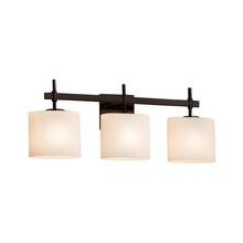  FSN-8413-30-OPAL-DBRZ - Union 3-Light Bath Bar