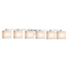  FSN-8436-55-WEVE-CROM - Regency 6-Light Bath Bar