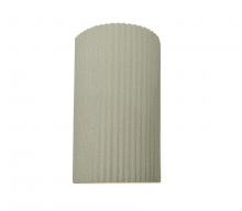  CER-5745-CKC-LED1-1000 - Large ADA LED Pleated Cylinder Wall Sconce