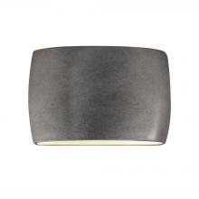  CER-8899W-ANTS - Wide ADA Large Oval Outdoor LED Wall Sconce - Open Top & Bottom