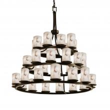  FAL-8712-10-DBRZ - Dakota 36-Light 3-Tier Ring Chandelier