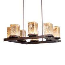  FSN-7519W-MROR-DBRZ - Laguna 8-Light LED Outdoor Chandelier