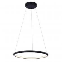  NSH-4481-MBLK - Circola 17” LED Ring Pendant