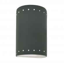  CER-0995W-PWGN-LED1-1000 - Small LED Cylinder w/ Perfs - Open Top & Bottom (Outdoor)