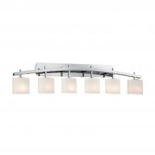  FSN-8596-30-OPAL-CROM - Archway 6-Light Bath Bar