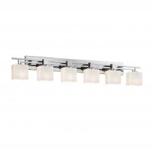  FSN-8706-55-RBON-CROM - Aero 6-Light Bath Bar