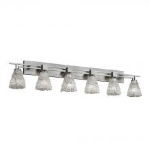  GLA-8706-16-AMBR-CROM - Aero 6-Light Bath Bar