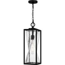  ZAR1907MBK - Zarah 1-Light Matte Black Outdoor Hanging Lantern