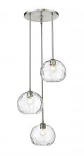  490P10-3R-BN - 3 Light Chandelier