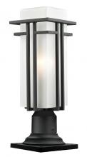  549PHMR-533PM-BK - 1 Light Outdoor Pier Mounted Fixture