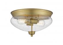  722F2-HBR - 2 Light Flush Mount