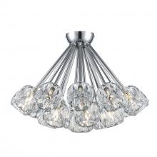  11739 PC - Crystal Court 19 - Light Semi Flush Mount