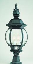  4062 BK - Parsons 4-Light Traditional French-inspired Post Mount Lantern Head