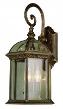  44181 BK - Wentworth Atrium Style, Armed Outdoor Wall Lantern Light, with Open Base