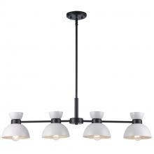  71856 WH-BK - Chandeliers White/Black