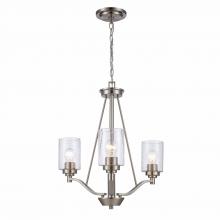  80525-3 BN - Mod Pod Chandeliers Brushed Nickel