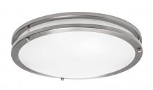  CAF14L5AJUDSN - Carlisle 14'' Flushmount 120-277V,5CCT,SN