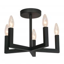  GRCC14CBBK - GRACE 6 LIGHT CEILING CANDELABRA BASE