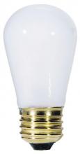  0354100 - 11W S14 Incandescent Frost E26 (Medium) Base, 130 Volt, Card