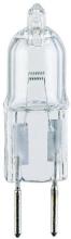  624000 - 5W T3 JC Halogen Low Voltage Clear G4 Base, 12 Volt, Card