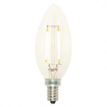  5059100 - 2-1/2W B11 Filament LED Dimmable Clear 2700K E12 (Candelabra) Base, 120 Volt, Box