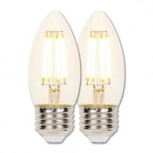  5067100 - 4-1/2W B11 Filament LED Dimmable Clear 2700K E26 (Medium) Base, 120 Volt, Card, 2-Pack